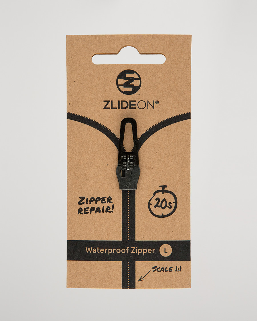 ZlideOn Waterproof Zipper Black L