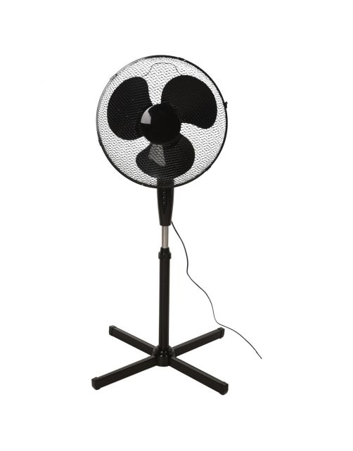 Homestyle Ventilator Staand Model - Statiefventilator - Ø41 cm Zwart