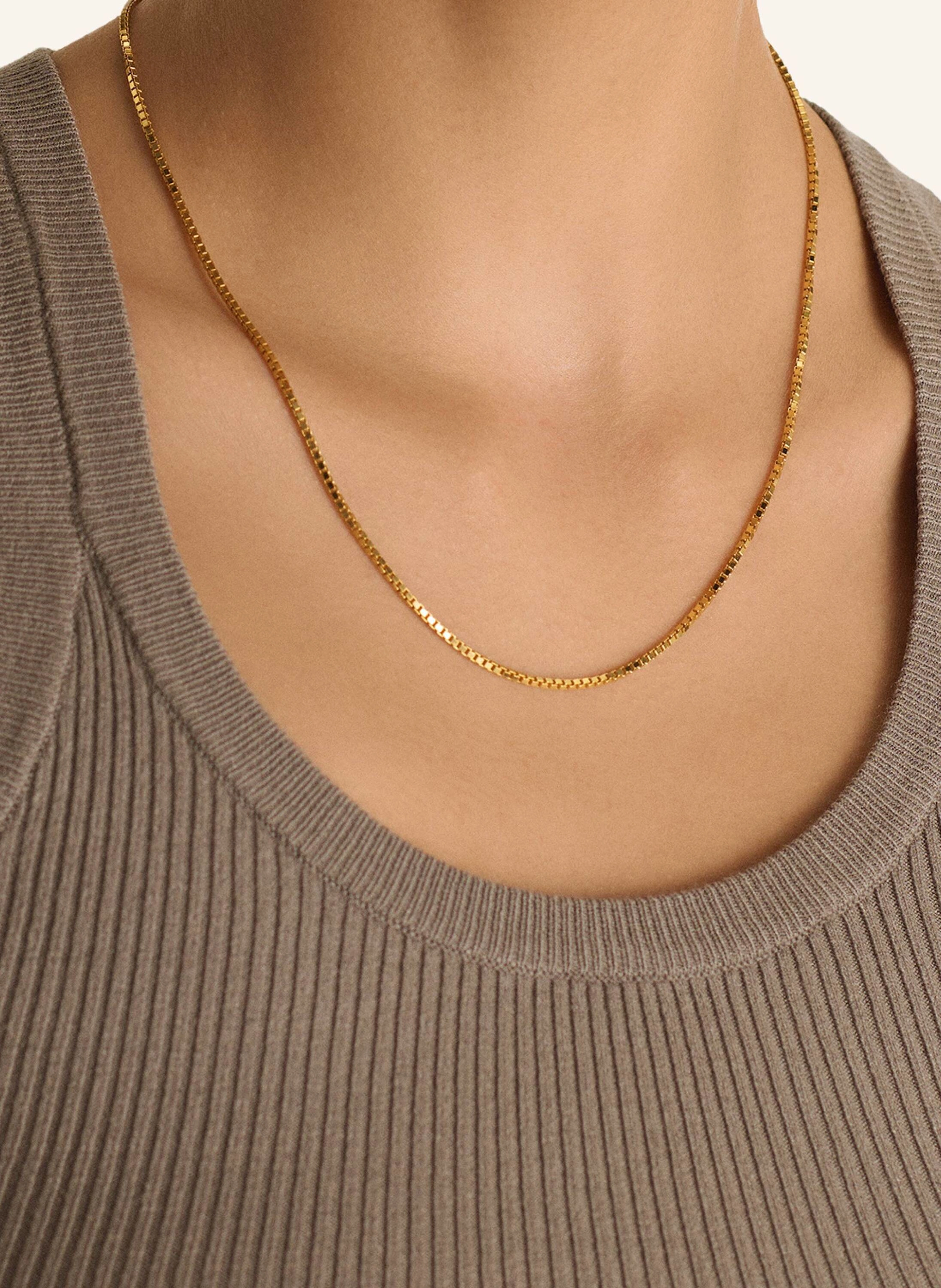 Pompidou Halskette BOX CHAIN by GLAMBOU