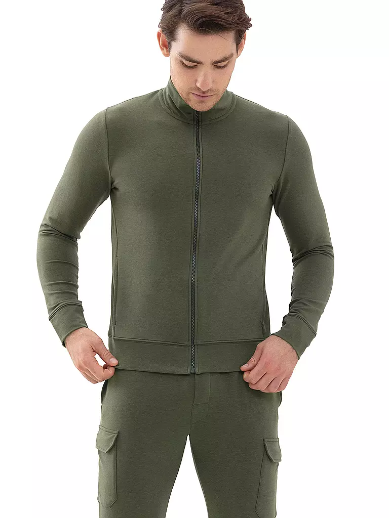 MEY Loungewear Jacke olive