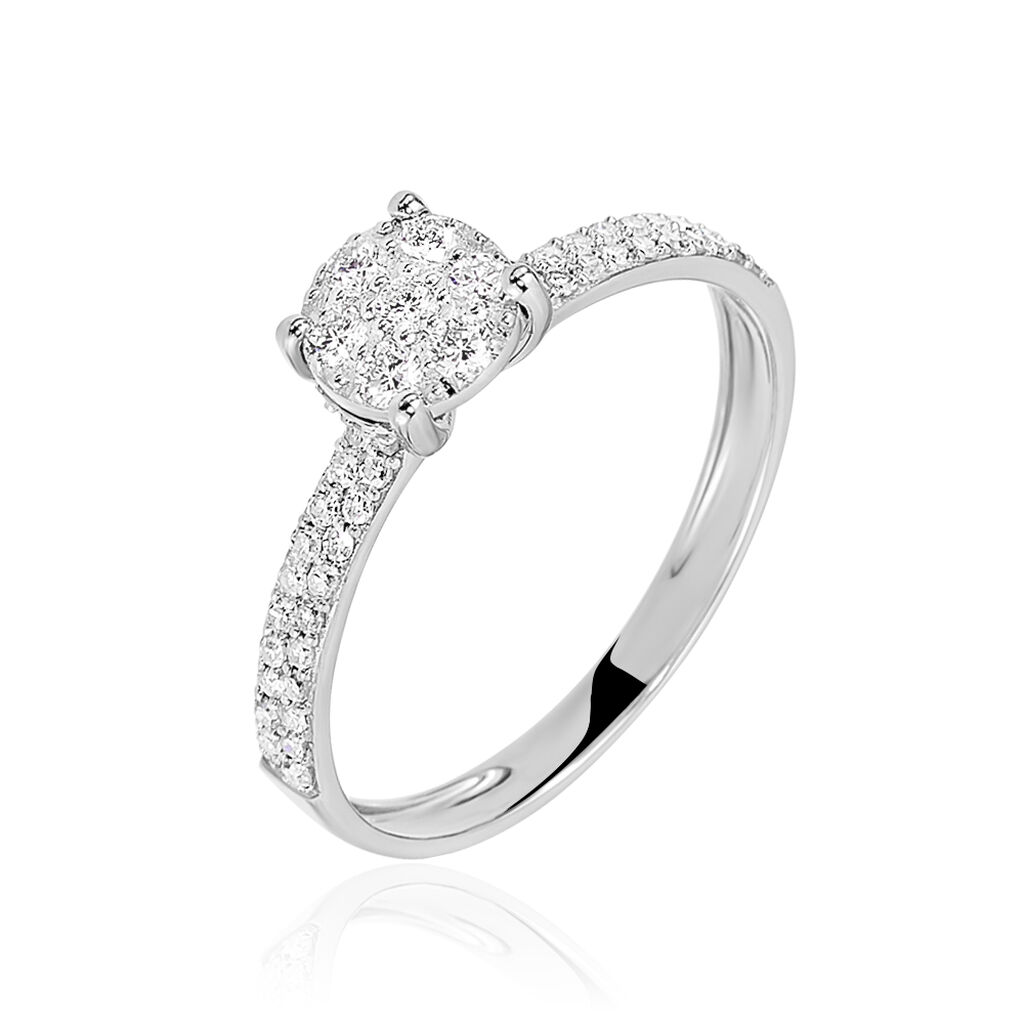 Bague Frika Or Blanc Diamant