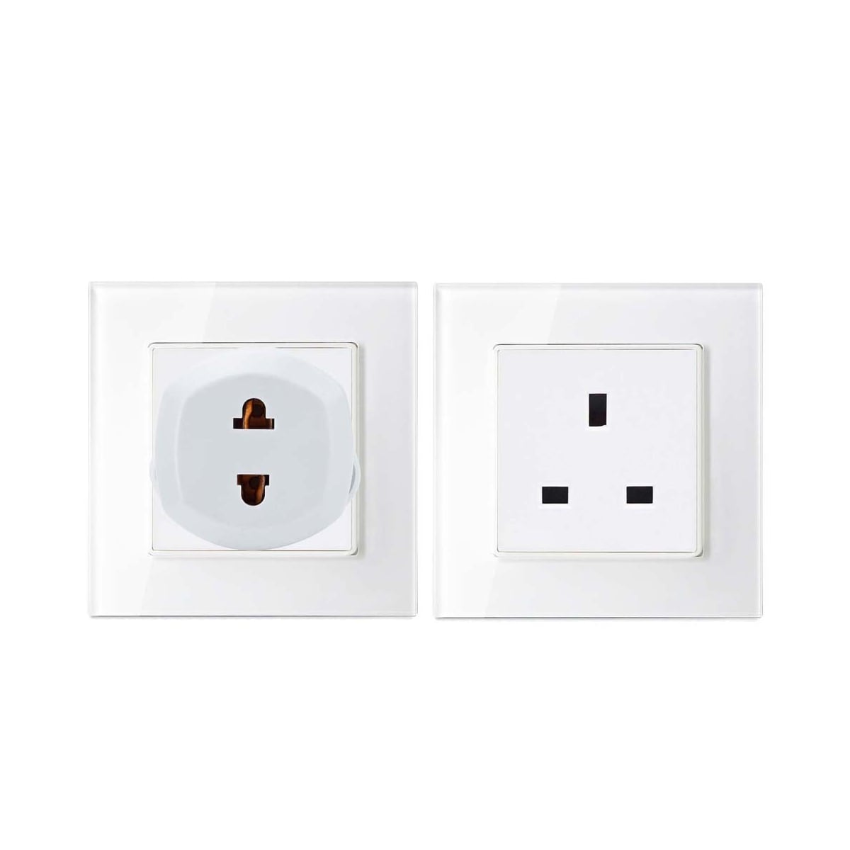 4x Socket Adapter Travel Converter (uk type g til usa)