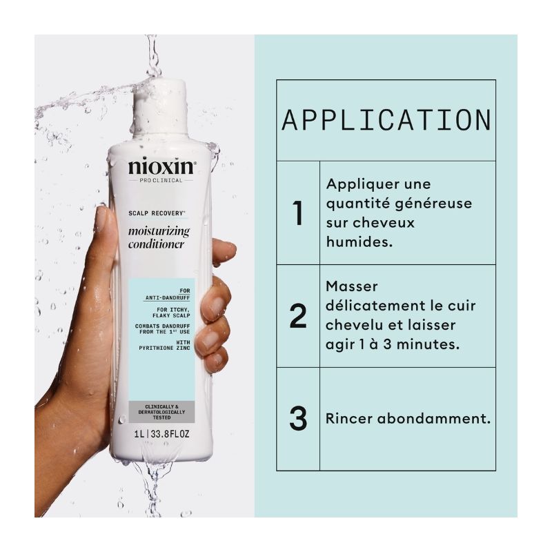 Après-Shampoing hydratant anti-pelliculaire Nioxin 1000ml