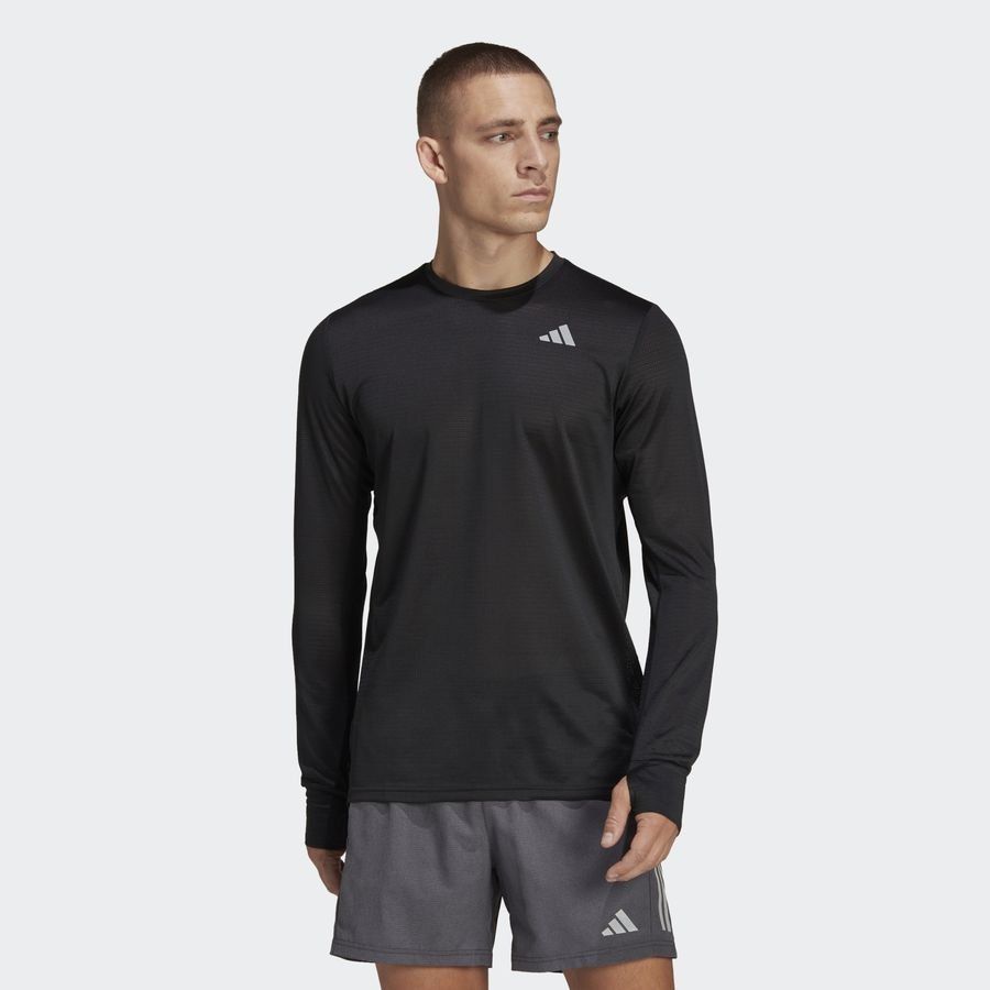 adidas Haut Running Own The Run - Noir Manches Longues