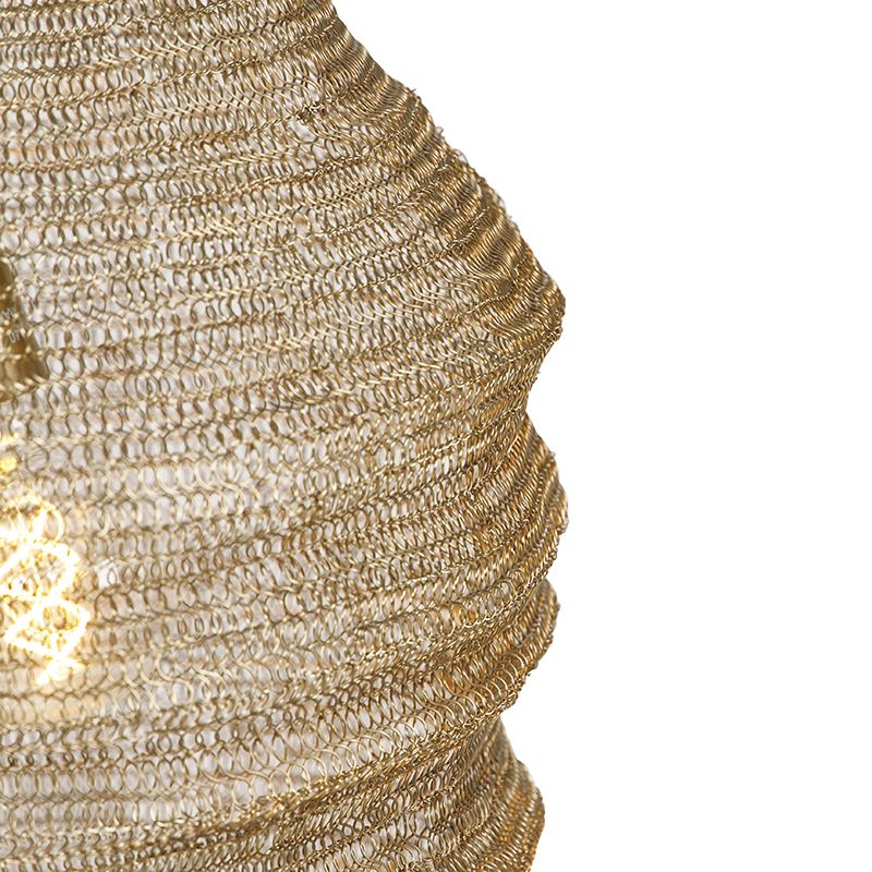 Oosterse hanglamp goud - Nidum