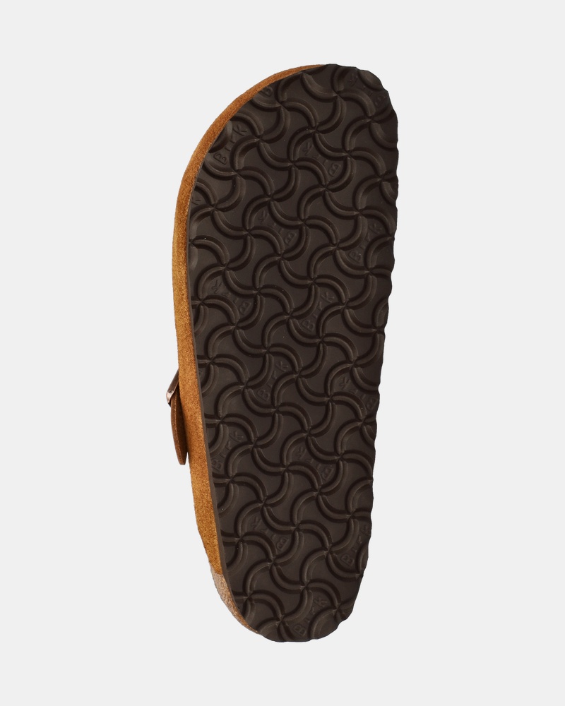 Birkenstock Boston Braided Instapschoenen  - cognac