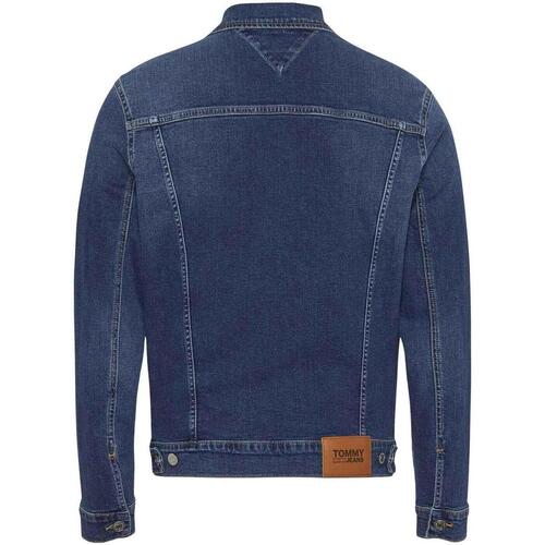 Tommy Jeans - REGULAR TRUCKER JKT BG1157 Azul
