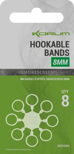Bandes à Appâts Korum Smokescreen Hookable Bait Bands