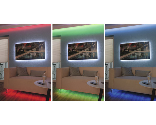 TIP Kant-en-klare LED-stripset 10 m 600 lm 3000 K RGB kleurveranderend 120 LED's 24V + afstandsbediening