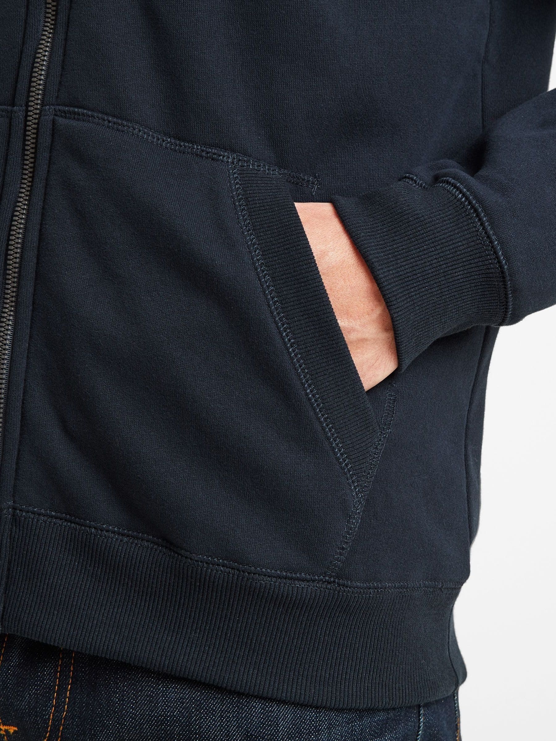 Blauw - Tog 24 Timble Sherpa gevoerde hoodie