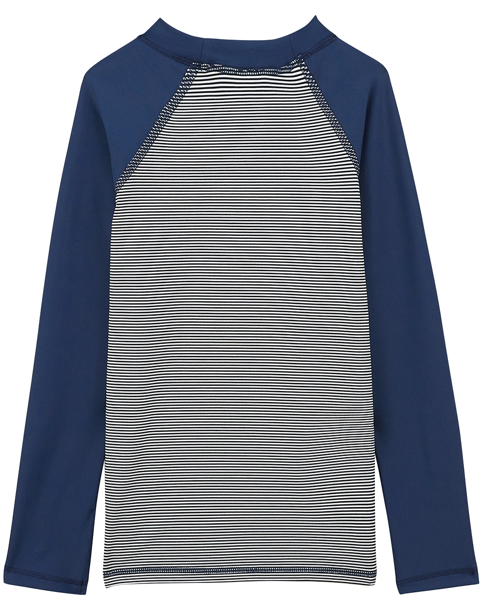 Langarm-Badeshirt UV-PROTECT in medieval/marshmallow