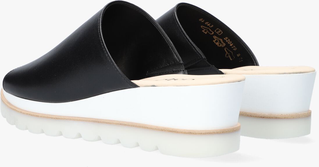 GABOR zwarte gabor slippers 643.1