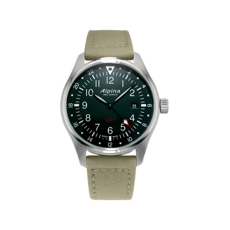 Montre Alpina homme acier nylon