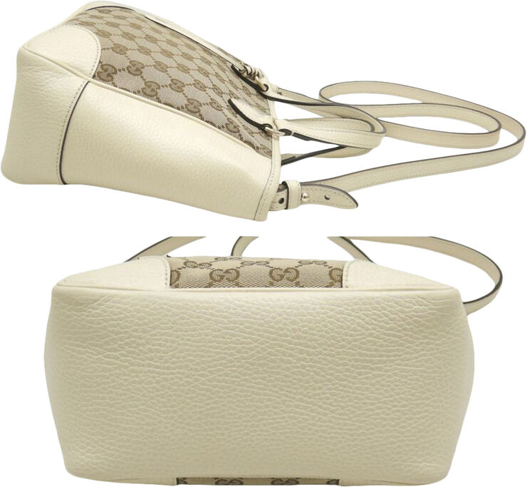 Gucci Vintage Gucci Crossbody Bag Beige