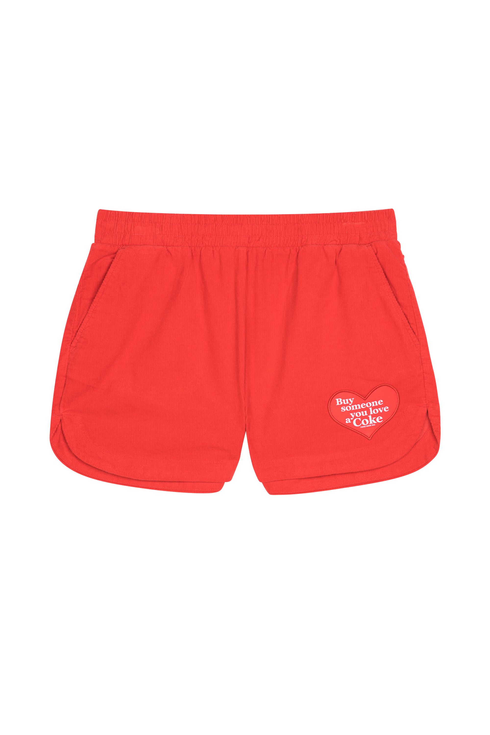 BRIXTON Short - brixton x COCA COLA RUNNER Rouge