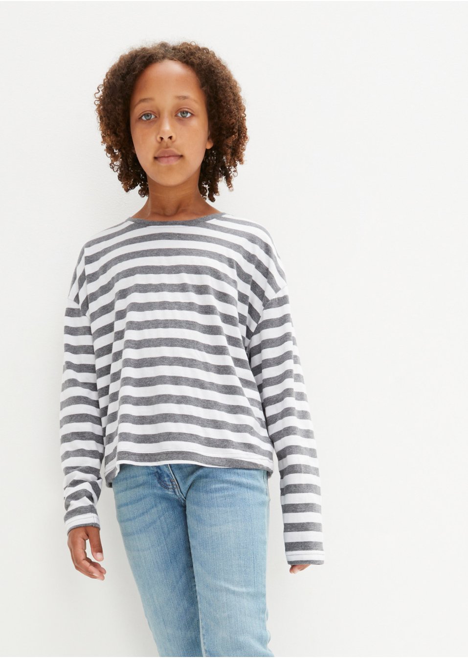 Lot de 2 T-shirts fille à manches longues
