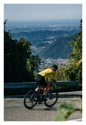 Maillot Manches Courtes Castelli Prologo 7 Jaune/Gris Clair