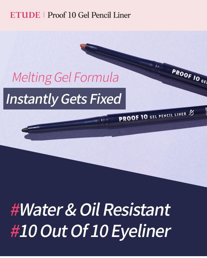 ETUDE - Proof 10 Gel Pencil Liner - 6 kleuren