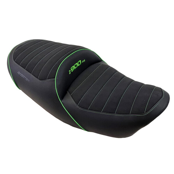 Bagster - Selle Ready Luxe Yamaha Z900 RS avec dosseret (2018-2020) Noir / Vert