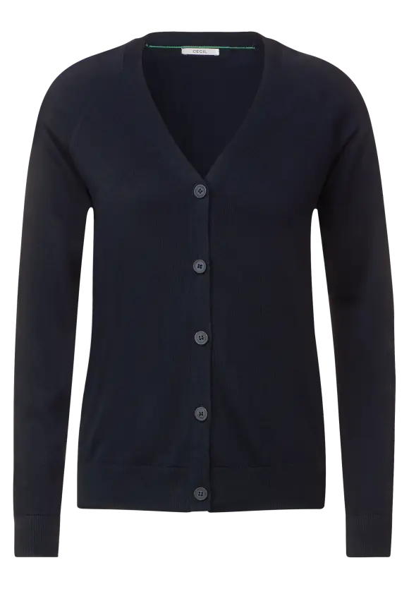 Strick Cardigan - universal blue