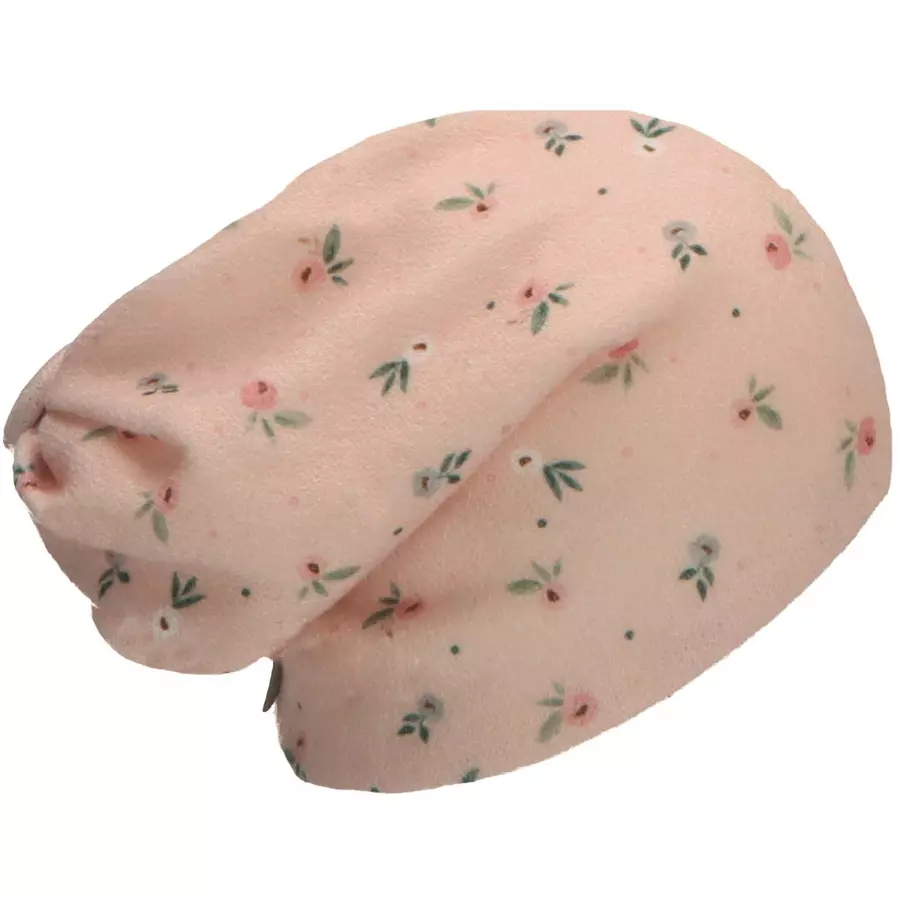 Sterntaler Slouch-Beanie Blümchen rosa