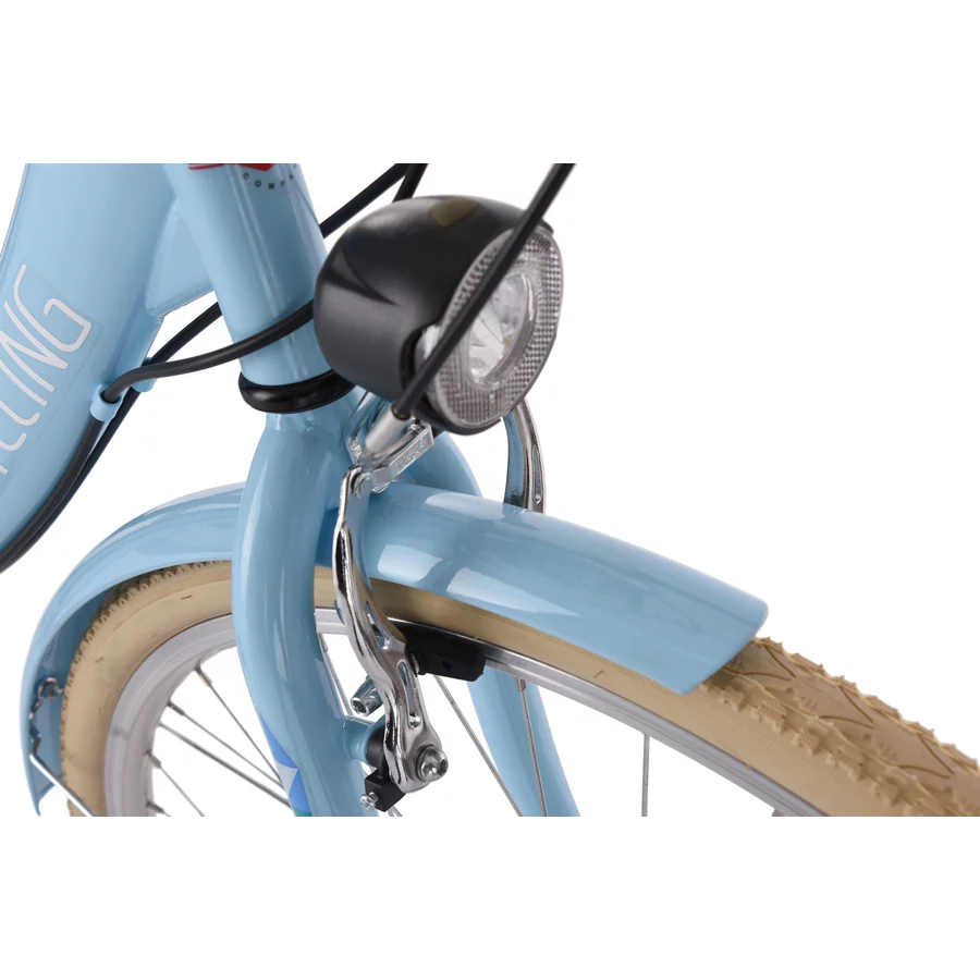 KS Cycling Damenfahrrad Cityrad 6-Gänge Toskana 28 Zoll Blau