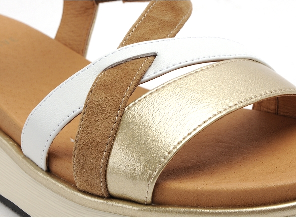 Fugitive nu pieds talons femme kiry or