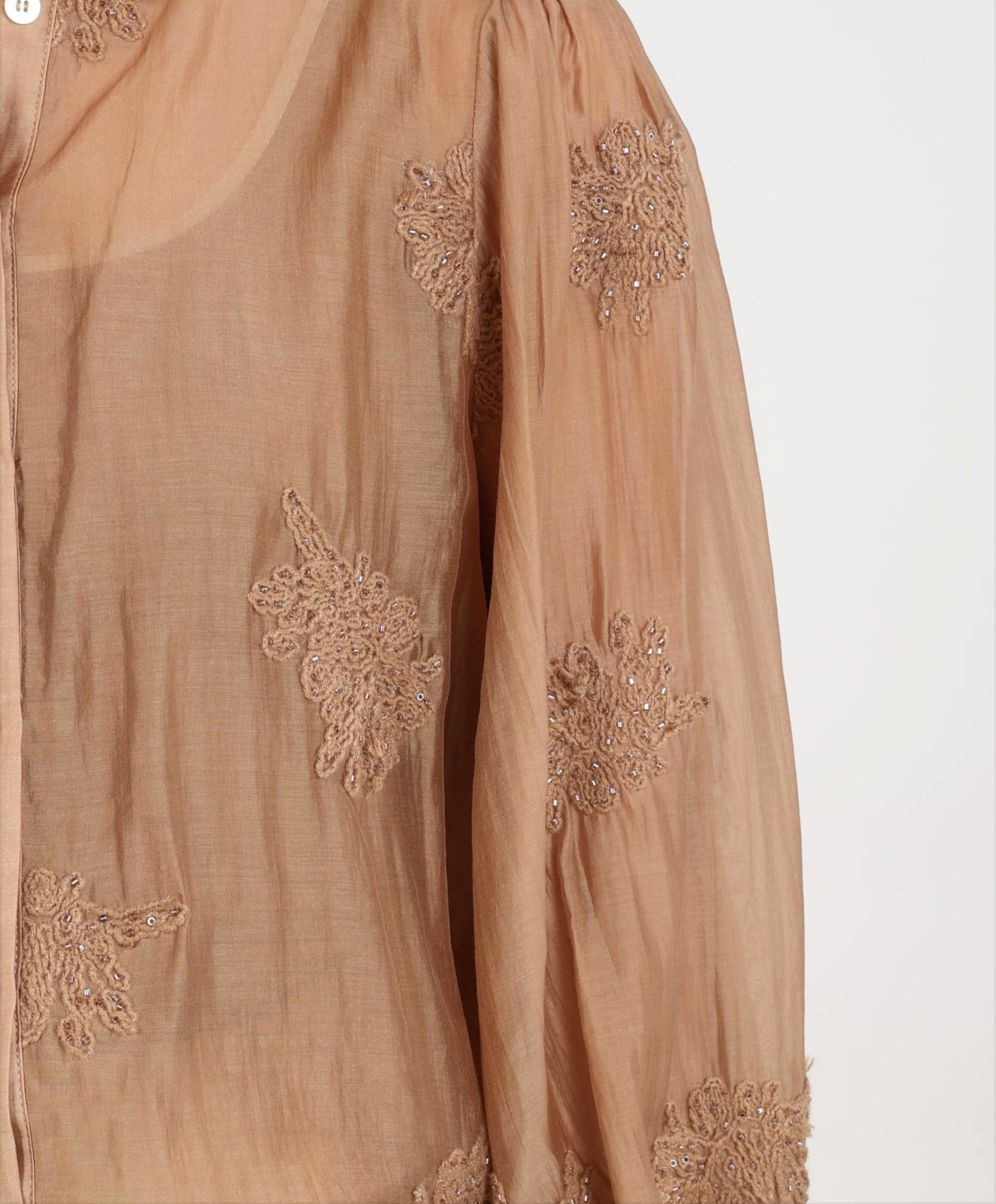 Nukus Dames blouse beige