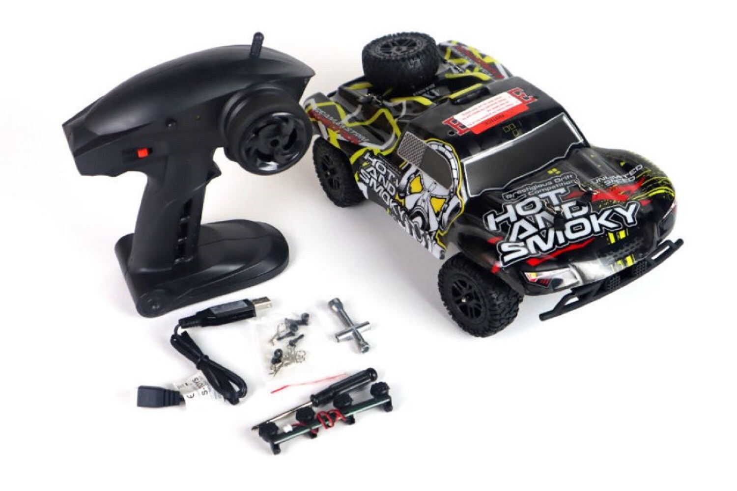 ES-Toys RC Elektro Buggy Maßstab 1:18 HS301-1E Fernsteuerung Stoßdämpfer 25A ESC schwarz