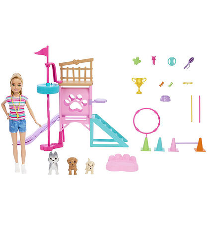 Barbie Dukkes?t - Stacie og Hundelegeplads