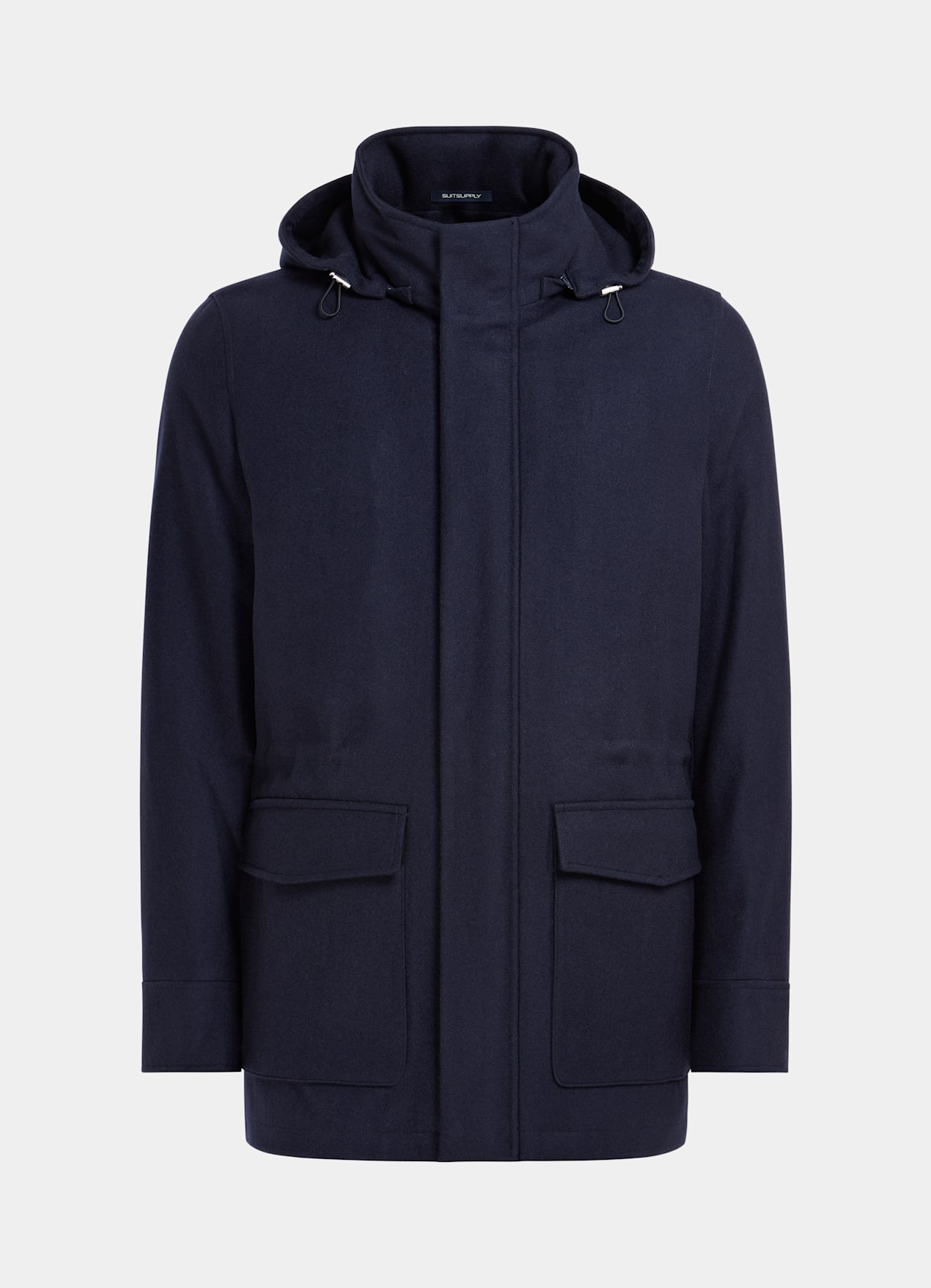 Parka rembourrée bleu marine