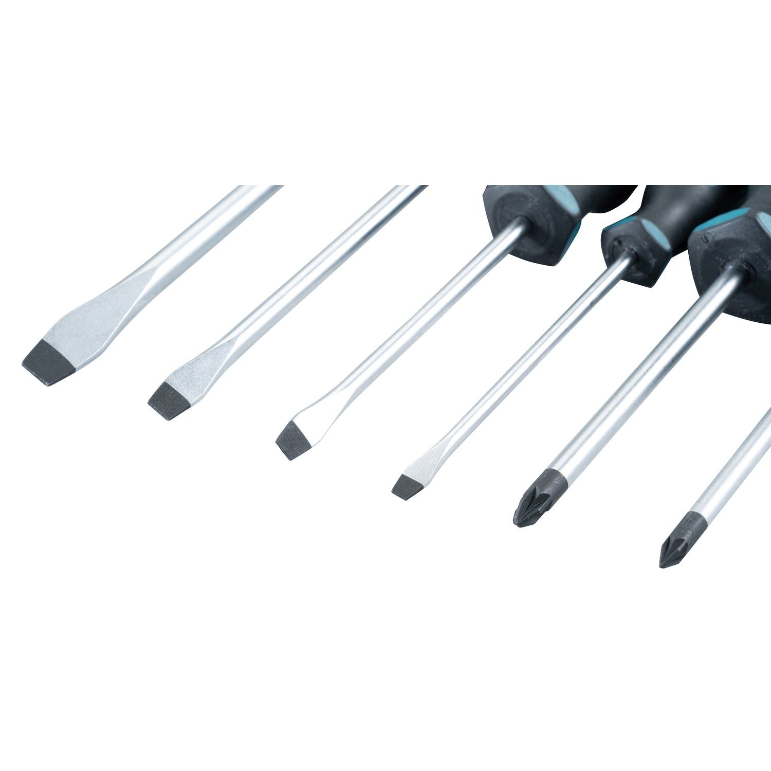 Makita E-10512 Schroevendraaierset 6-delig SL4 / SL5,5 / SL6,5 / SL8 / PZ1 / PZ2