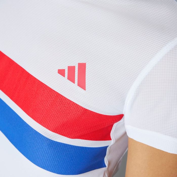 adidas Dame T-shirts Adizero Retro SS Tee Hvid