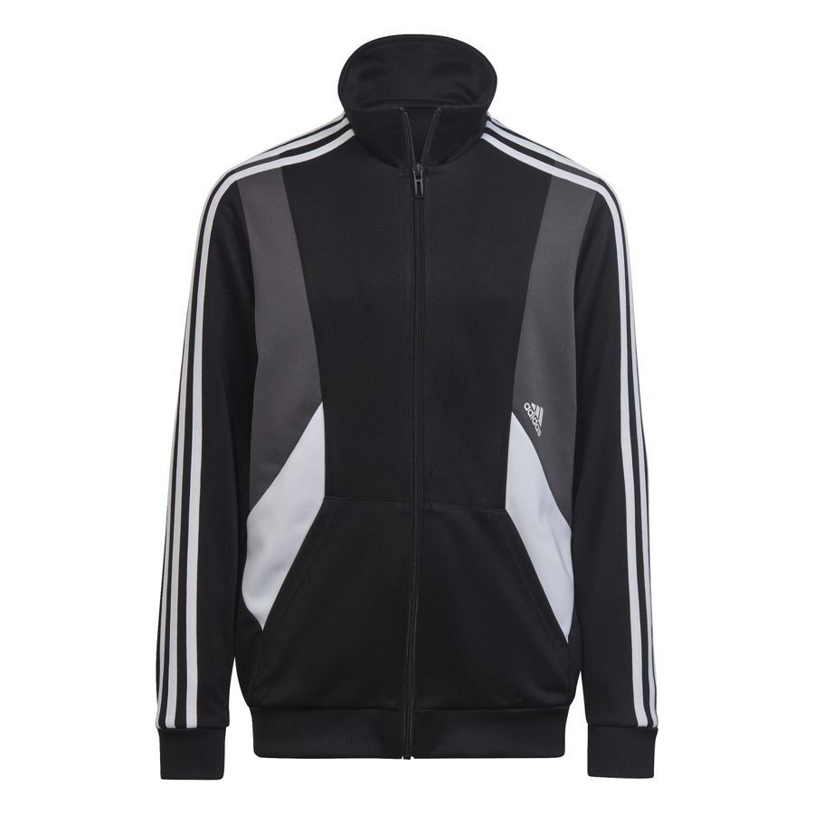 adidas Survêtement 3-Stripes CB - Noir/Gris/Blanc Enfant