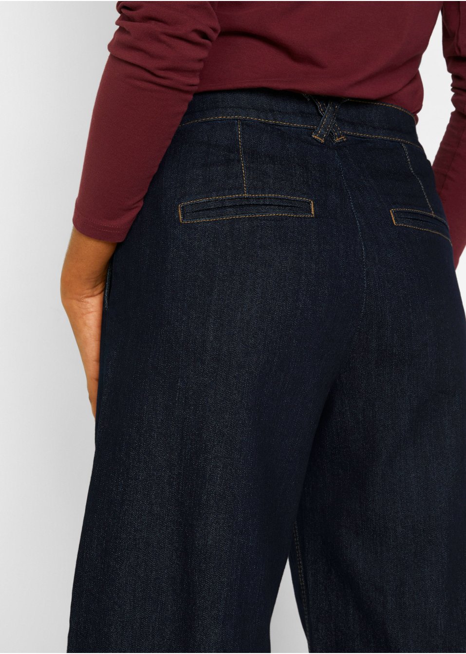 Jean Marlène avec pinces et taille confortable