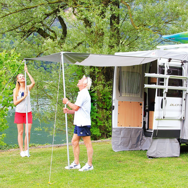 Auvent porte arrière pour Ducato Fiamma