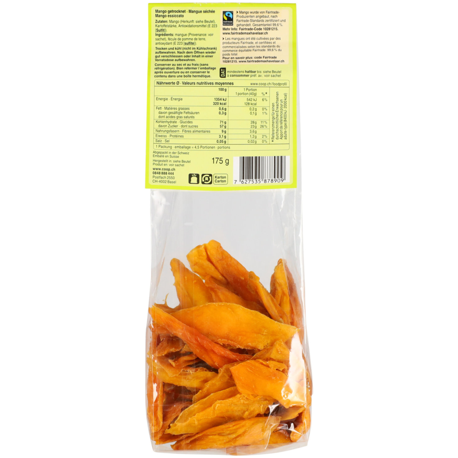 Max Havelaar Getrocknete Mango