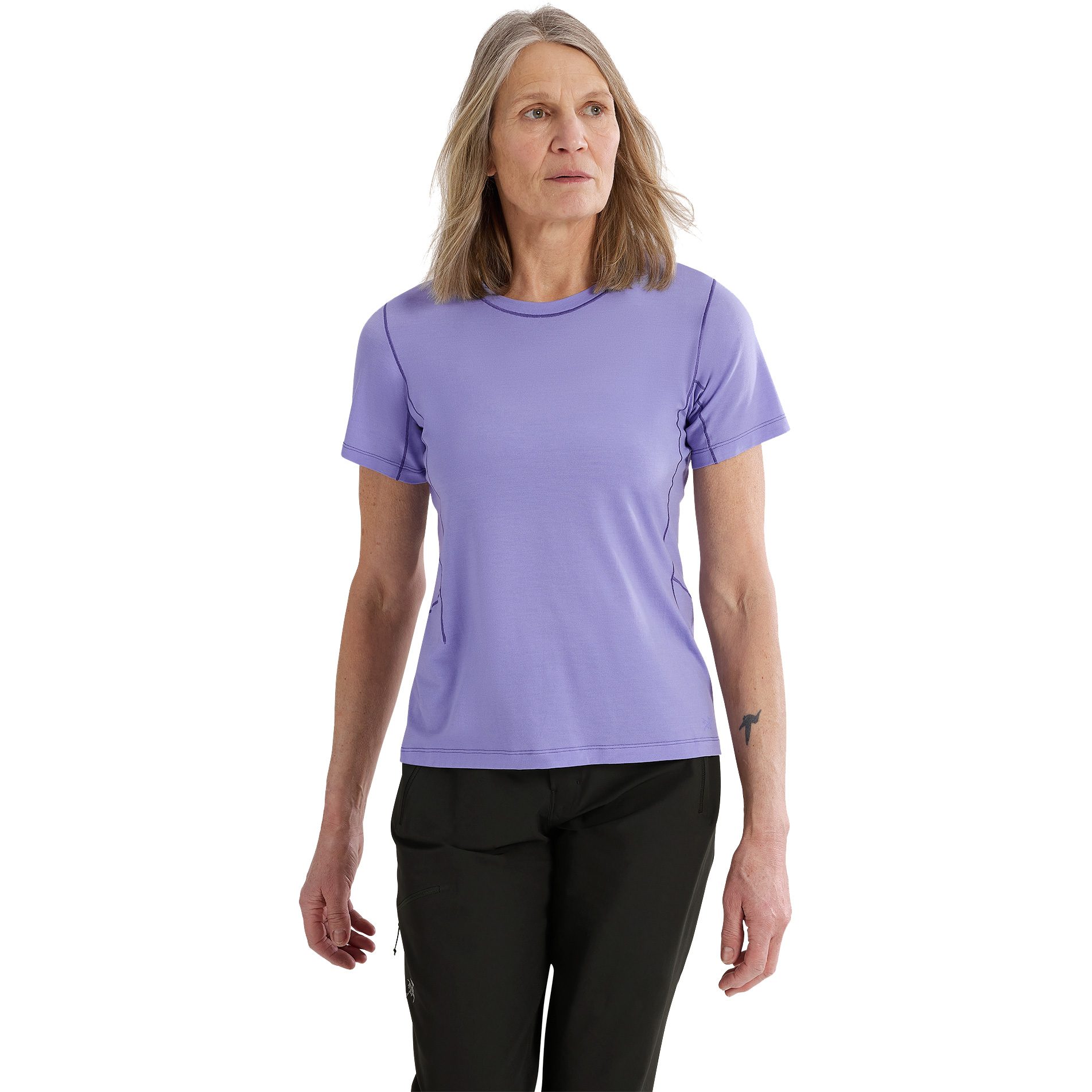 Arc'teryx Lana Crew T-Shirt Damen moonstone