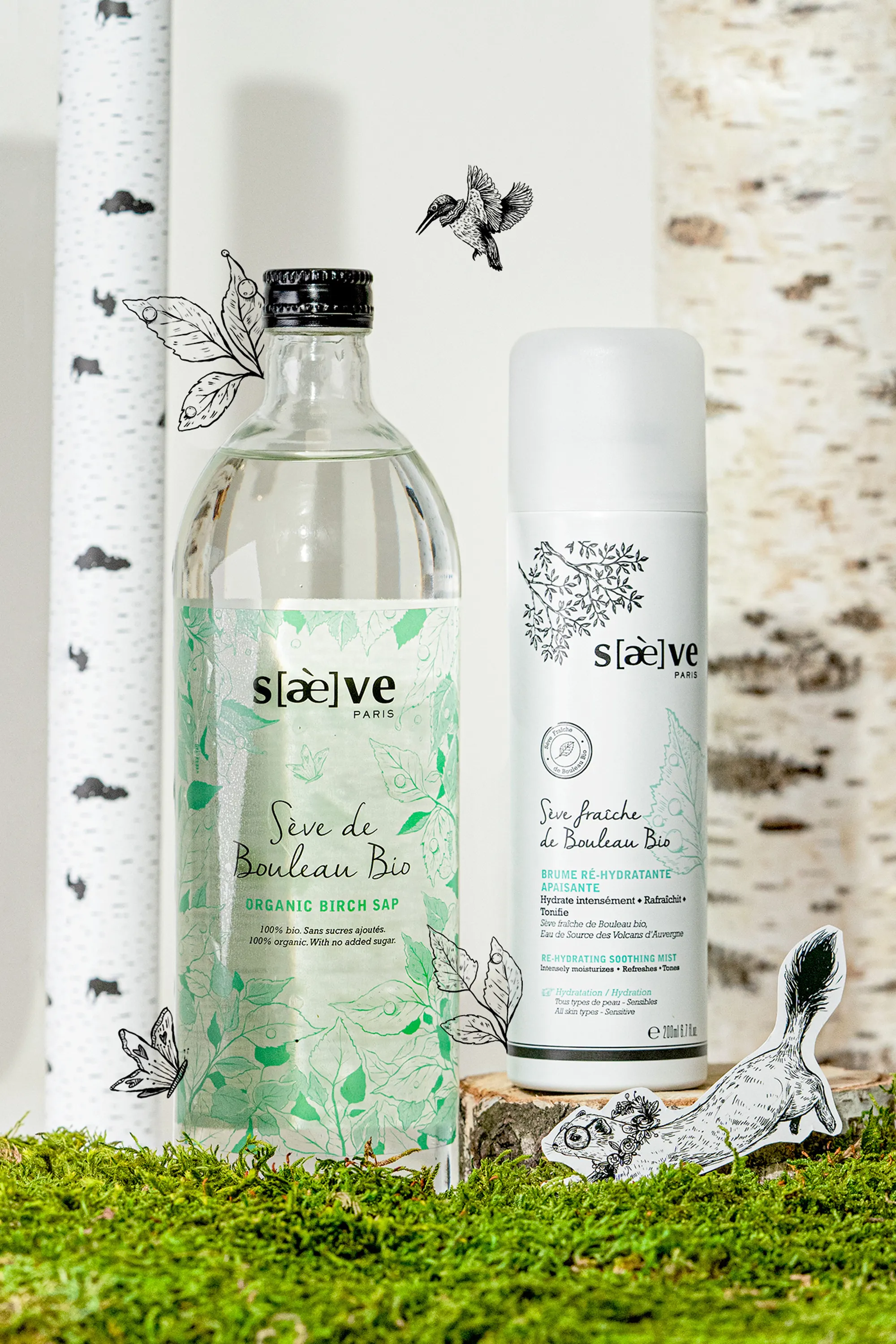 Saeve Brume ré-hydratante apaisante-200 ml