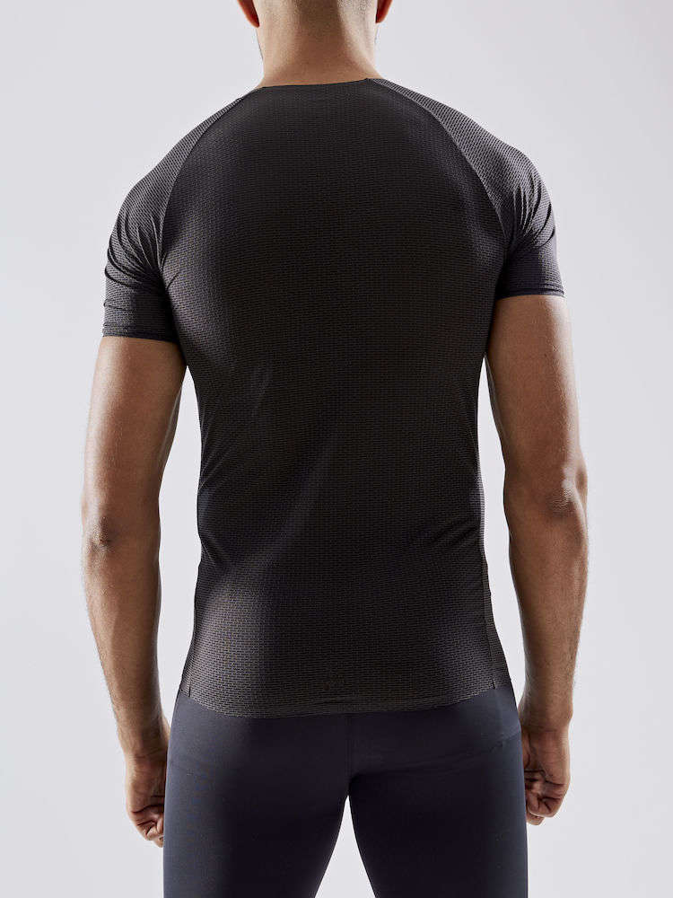 Craft Pro Dry Nanoweight Ondershirt Korte Mouwen Zwart Heren