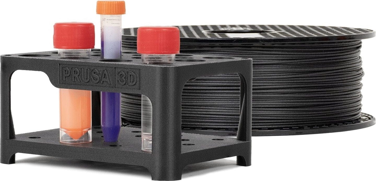 Prusa  Prusament PP Carbon Fiber Black (NFC), 1,75 mm / 650 g    Chemisch resistentes PP Filament mit Kohlefasern in Black