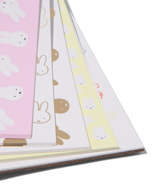 25 feuilles de papier à dessin A4 Miffy