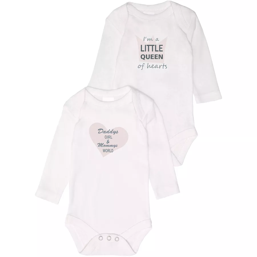 Liliput Langarmbody Little Queen weiß