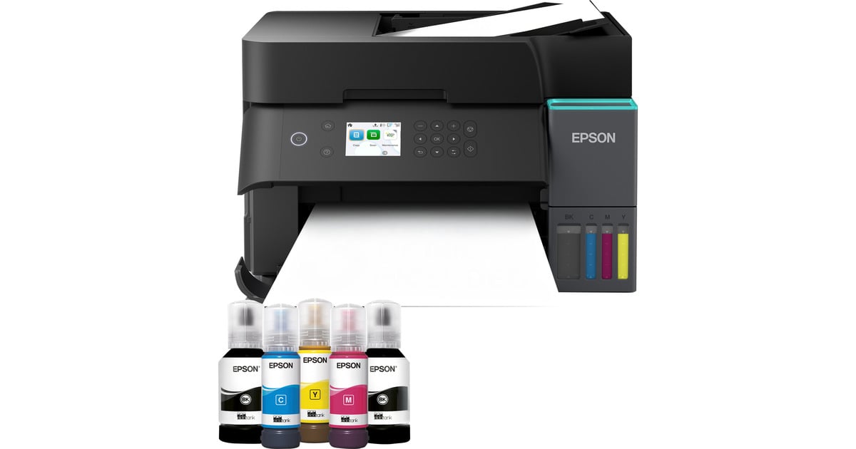 EpsonEcoTank ET-3950 all-in-one inkjetprinter  (Zwart, Scannen, Kopiëren, wifi, inclusief tot 3 jaar inkt)
