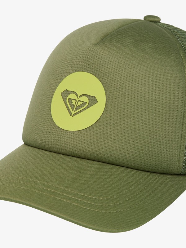 Brighter Day Casquette trucker Vert Femme