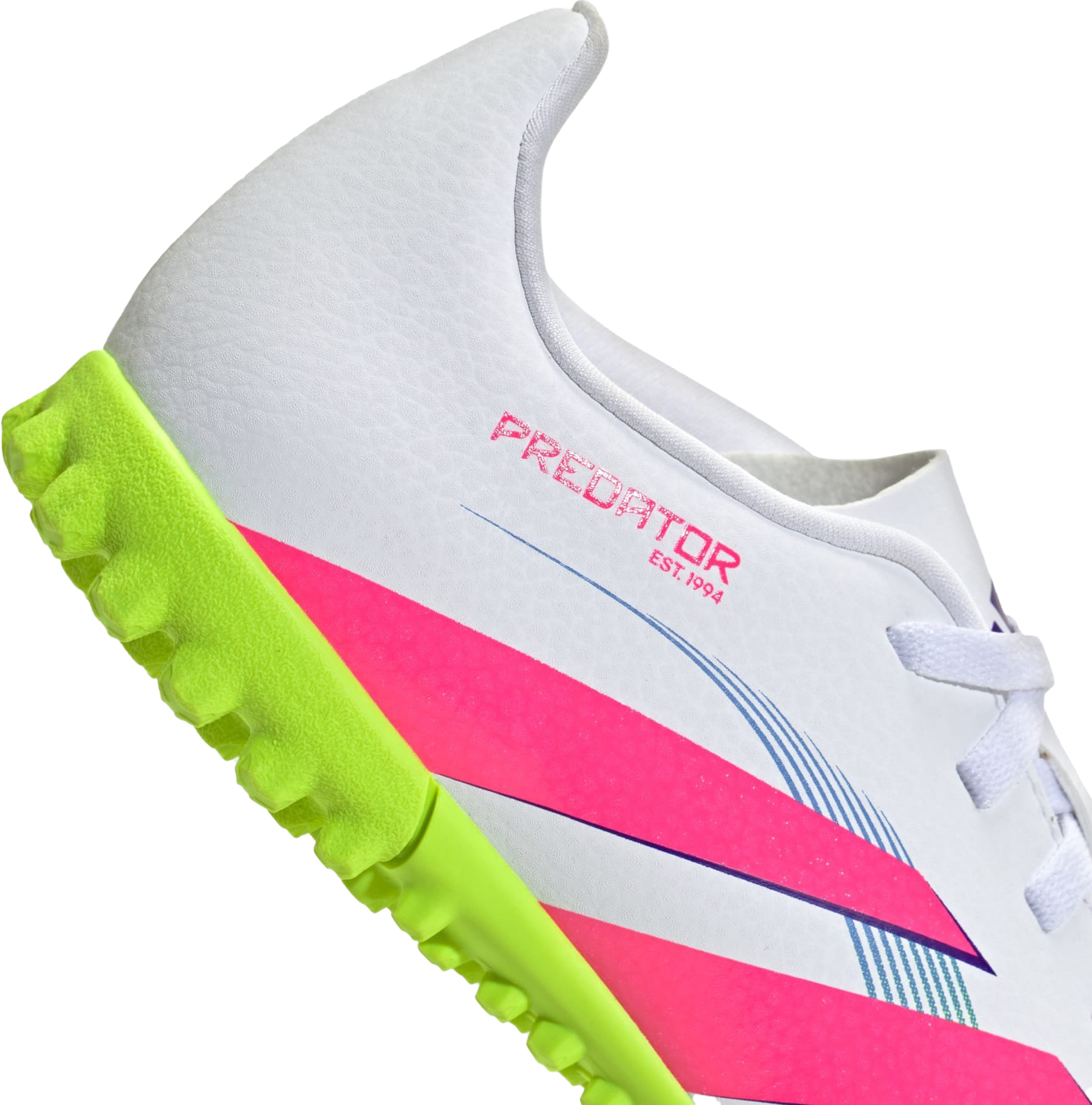 Predator Club TF Junior Cloud White/Lucid Pink/Lucid Lemon