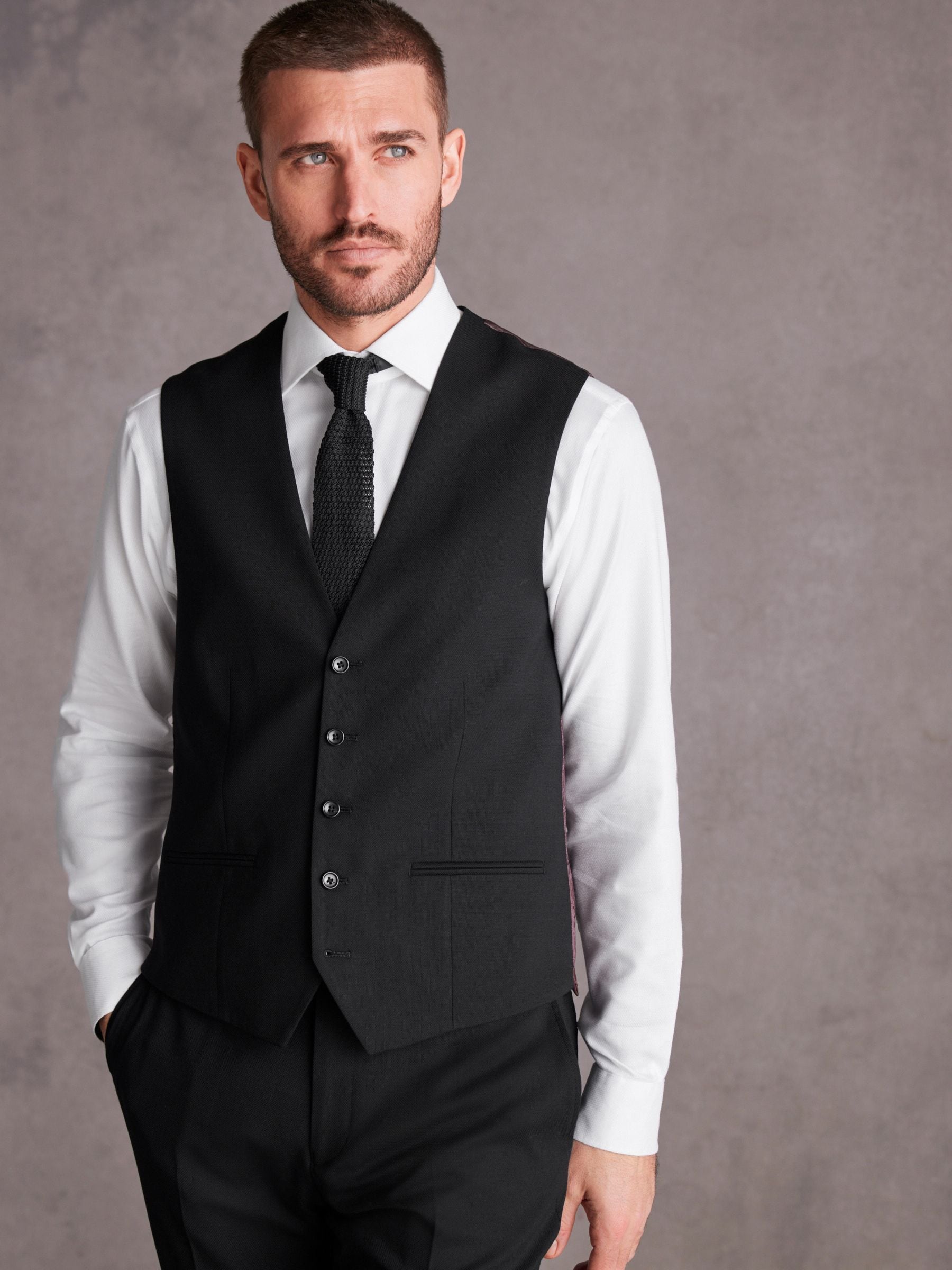Zwart - Signature Tollegno gilet