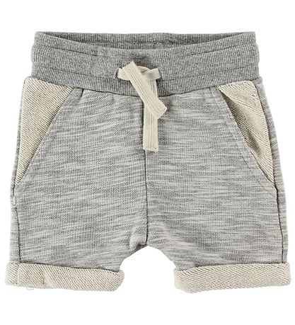 En Fant Sweatshorts - Graumeliert meliert