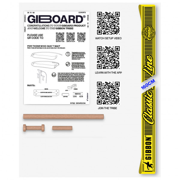 Gibbon Slacklines - Giboard Line - Slackline