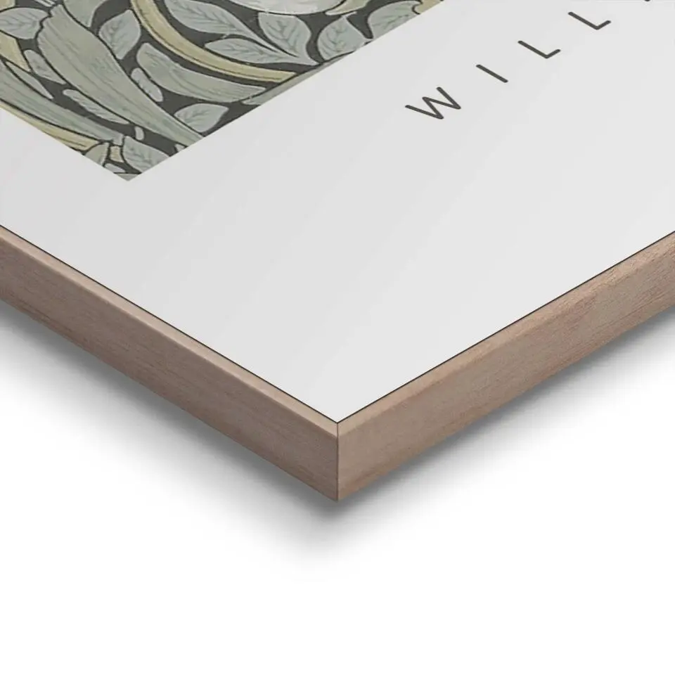 Schilderij William Morris - 70x50cm - Groen